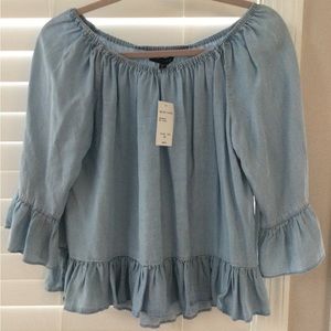 NWT! Sanctuary Sun Bleached top/On or Off shoulder look